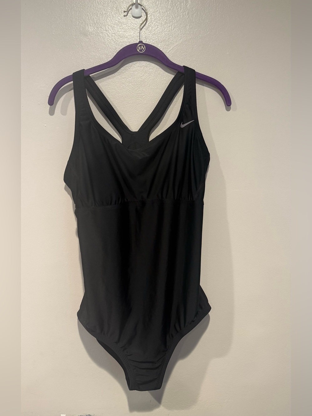 Nike Black Women's One-Piece Swimsuit with Racerback